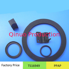 Iso9001 Fkm Rubber Gasket , Black Custom Molded Rubber