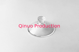 30 mm PVC mushroom head on glass /window with hook options plastic suction cups