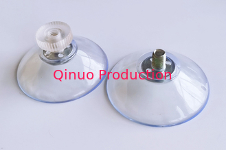 QNSC-S40/5,  6 mm screw PVC plastic suction cup with screw / nut