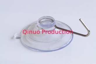 High duty reuseable 45 mm with metal hooks PVC plastic suction cup