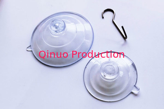 Clear large high duty reusable 45 mm 60 mm PVC mushroom head replacement plastic suction cup