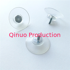 30mm Diameter 8mm Length M4 Screw Suction Cups Clear