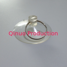 Eco Friendly Plastic Suction Cups , Small Metal Ring Suction Cups