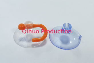 35 mm PVC with hole with plastic hook hanger on glass plastic suction cup