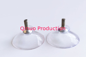 QNSC-S25/3 M3 metal screw 25mm diameter PVC plastic suction cup with screw /nut
