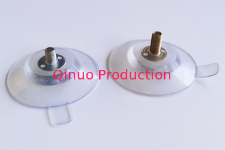 QNSC-S43/5, 6 mm screw length , PVC plastic suction cup with screw / nut