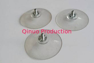 QNSC-S52/4 8 mm screw length , PVC plastic suction cup with screw / nut