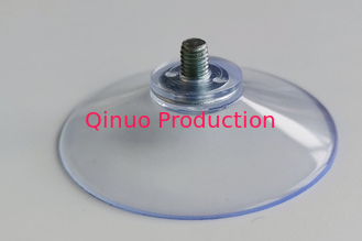 QNSC-S52/5 6 mm screw length , PVC plastic suction cup with screw / nut