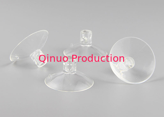 custom pacakge available 40 mm clear color cross hole shape PVC plastic suction cup