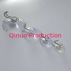 stick on glass and hanger mushroom head suction cups with staineless steel hook