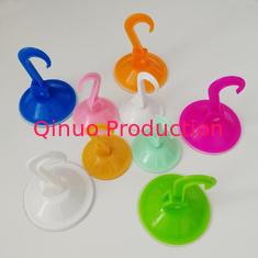 SHQN stick on glass hanging using colorful Plastic hook suction cups 45mm 55mm 63mm 75mm