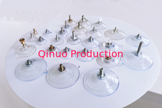 SHQN Custom PVC and Silicone Vacuum Glass Suction Cup With Screw and Hooks