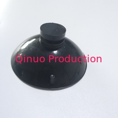 Customized 60mm NR silicone black mushroom head rubber suction cups