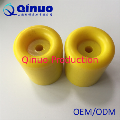 Shanghai Qinuo Manufacture 30x34mm Red Silicone Rubber Round Door Stopper