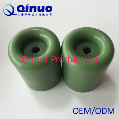 Shanghai Qinuo Manufacture 30x34mm Red Silicone Rubber Round Door Stopper