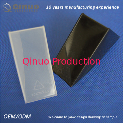 Black and transparent cardboard / box corner protectors