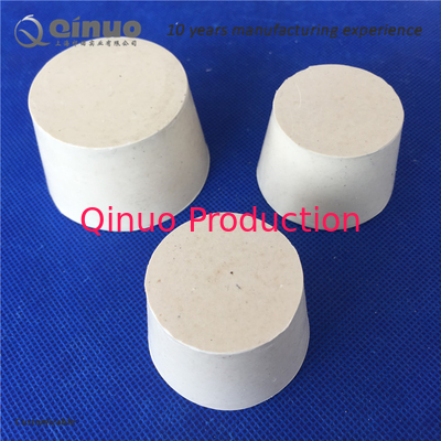Shanghai Qinuo Manufacture Tapered Silicone Bung Stopper Laboratory Solid Test Tube Hollow Plug Intake Hose