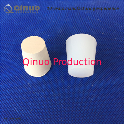 Shanghai Qinuo Manufacture Rubber Stoppers Bungs white for Test Tubes / Bottles / Flasks Laboratory Lab