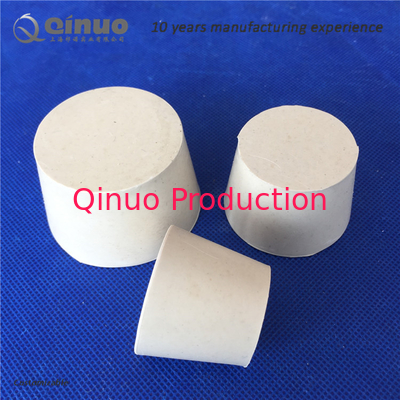 Solid White Laboratory Rubber Plug Stopper Bungs for Flask and Tapered Tube
