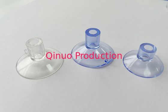 Vertical Hole Pvc Plastic Suction Cup For Flag Holder 30mm 35mm