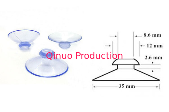 Using for baby on board car sign 35 mm mushroom head PVC plastic suction cup