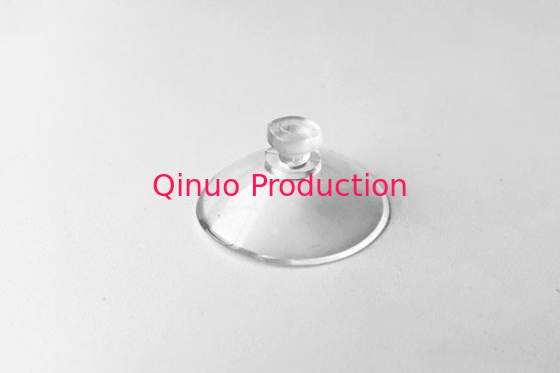 30 mm PVC mushroom head on glass /window with hook options plastic suction cups