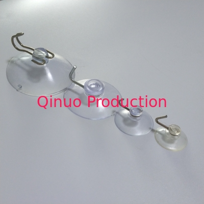 40 mm custom model metal hook double ring plastic suction cup