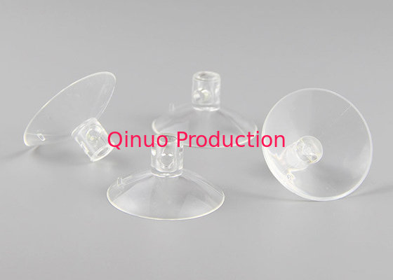 40 mm clear color cross hole shape PVC plastic  suction cup