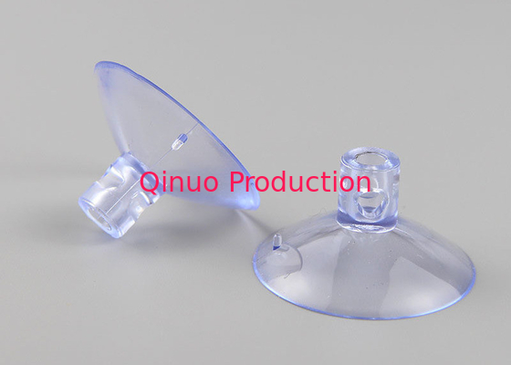 40 mm clear color cross hole shape PVC plastic  suction cup