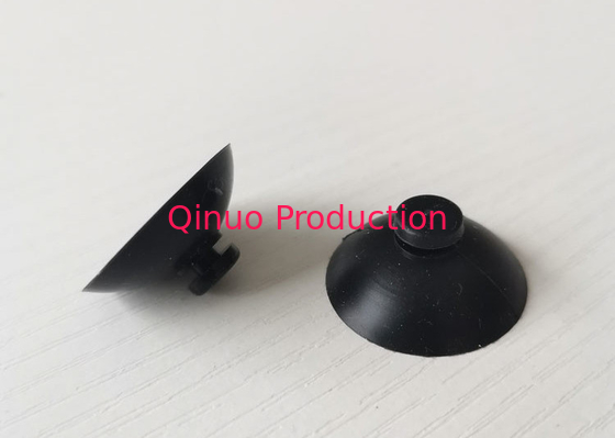 black  silicone custom 25 mm mushroom head suction cup