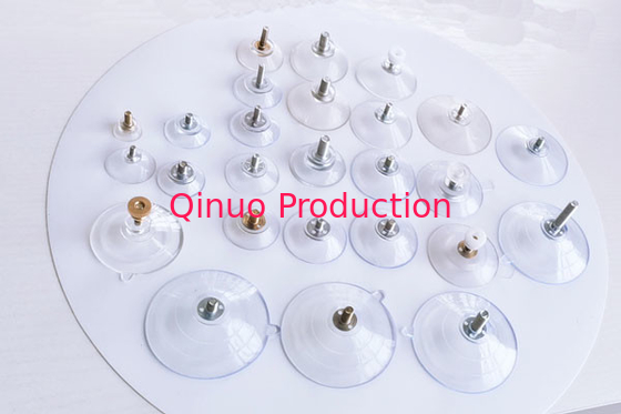 QNSC-S40/6L M6 screw longer 23 mm length PVC plastic suction cup with screw / nut