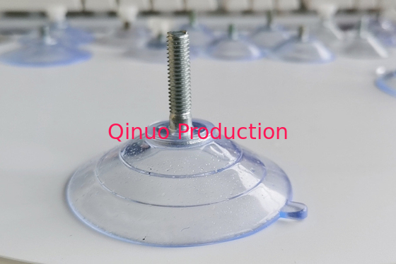 QNSC-S60/6B M6 screw longer 24mm length PVC plastic suction cup with screw / nut
