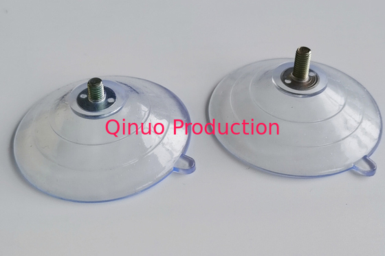 QNSC-S60/5L longer 10 mm screw length , PVC plastic suction cup with screw / nut