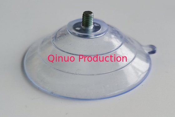 QNSC-S60/5 6 mm screw length , PVC plastic suction cup with screw / nut