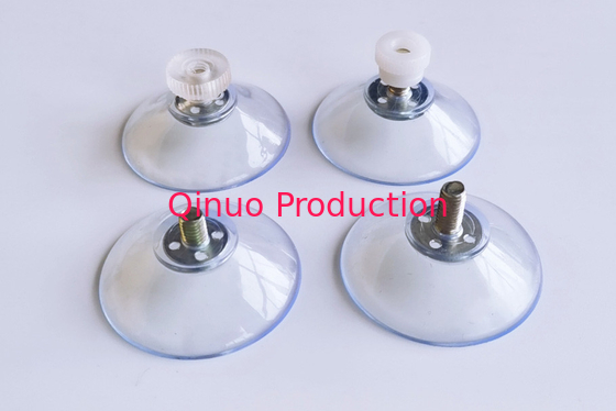 QNSC-S40/5B ,  10 mm screw , longer length , PVC plastic suction cup with screw / nut