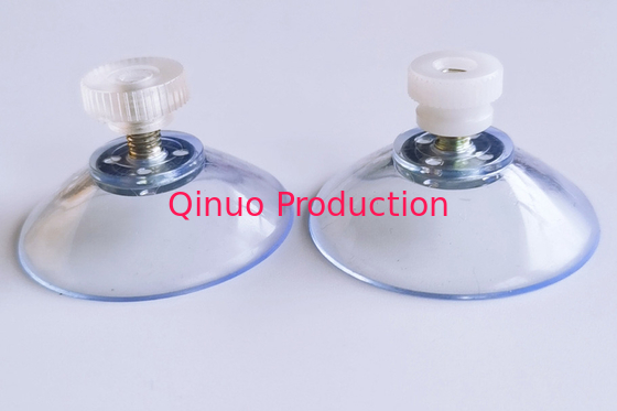 QNSC-S40/5A ,  8 mm screw , medium length , PVC plastic suction cup with screw / nut
