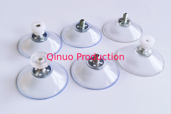 QNSC-S40/5A ,  8 mm screw , medium length , PVC plastic suction cup with screw / nut