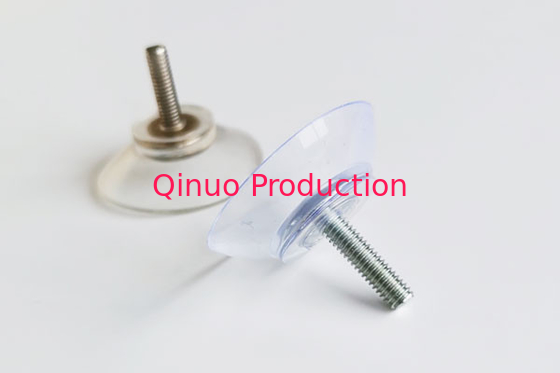 QNSC-S30/4B, M4 , 30 mm diameter , PVC plastic suction cup with screw /nut