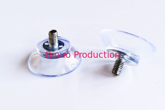 QNSC-S25/4 M4 metal screw 25 mm diameter PVC plastic suction cup with screw /nut