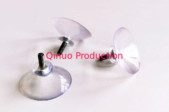 QNSC-S25/3 M3 metal screw 25mm diameter PVC plastic suction cup with screw /nut