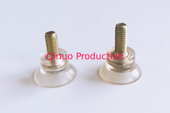 QNSC-S15/4 M4 metal screw 15 mm diameter PVC plastic suction cup with screw /nut
