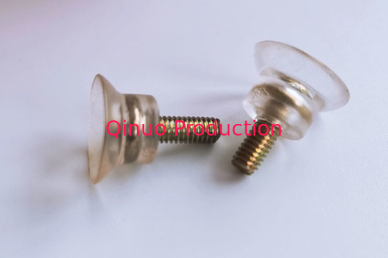 QNSC-S15/4 M4 metal screw 15 mm diameter PVC plastic suction cup with screw /nut
