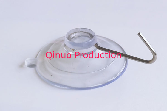 High duty reuseable 45 mm with metal hooks PVC plastic suction cup