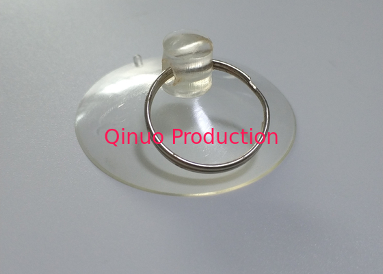 40 mm custom model metal ring double ring plastic suction cup