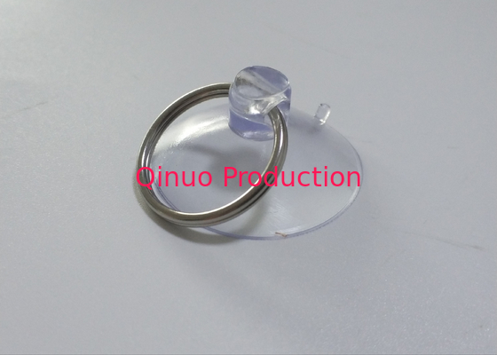 40 mm custom model metal ring double ring plastic suction cup