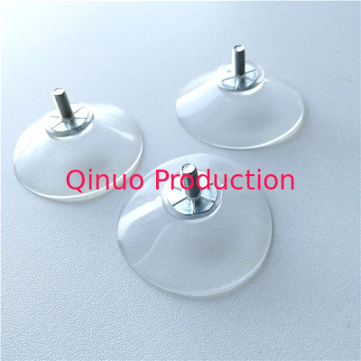 Industries Suction Clips For Glass , M4 Screw Dia40mm 8mm Suction Pads For Glass Table