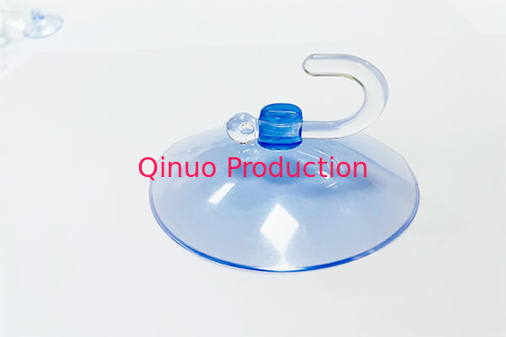 80mm Large Size Plastic Sucker Small Suction Cups With Hooks For 5kg Weight Holidng