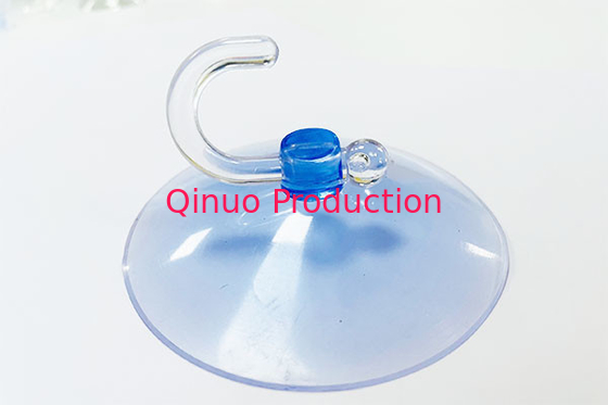80mm Large Size Plastic Sucker Small Suction Cups With Hooks For 5kg Weight Holidng