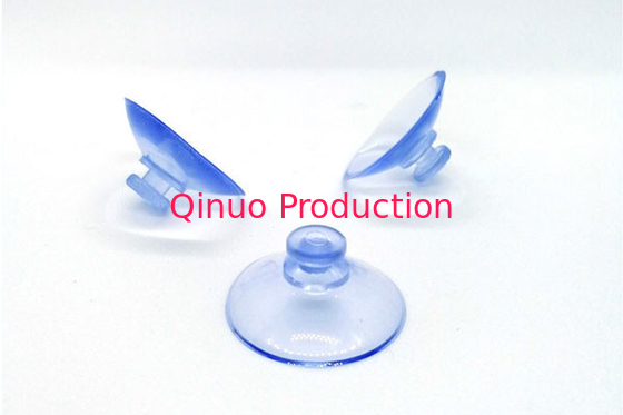 25mm Transparent Wall Suction Cup , Mushroom Head Suction Pads For Tiles