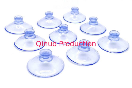 25mm Transparent Wall Suction Cup , Mushroom Head Suction Pads For Tiles